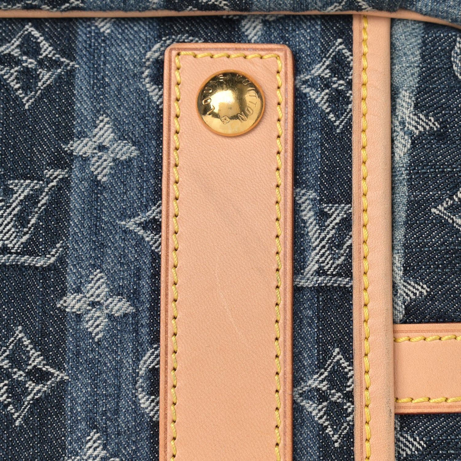 Louis Vuitton Denim Raye Cabas GM 10 of 19