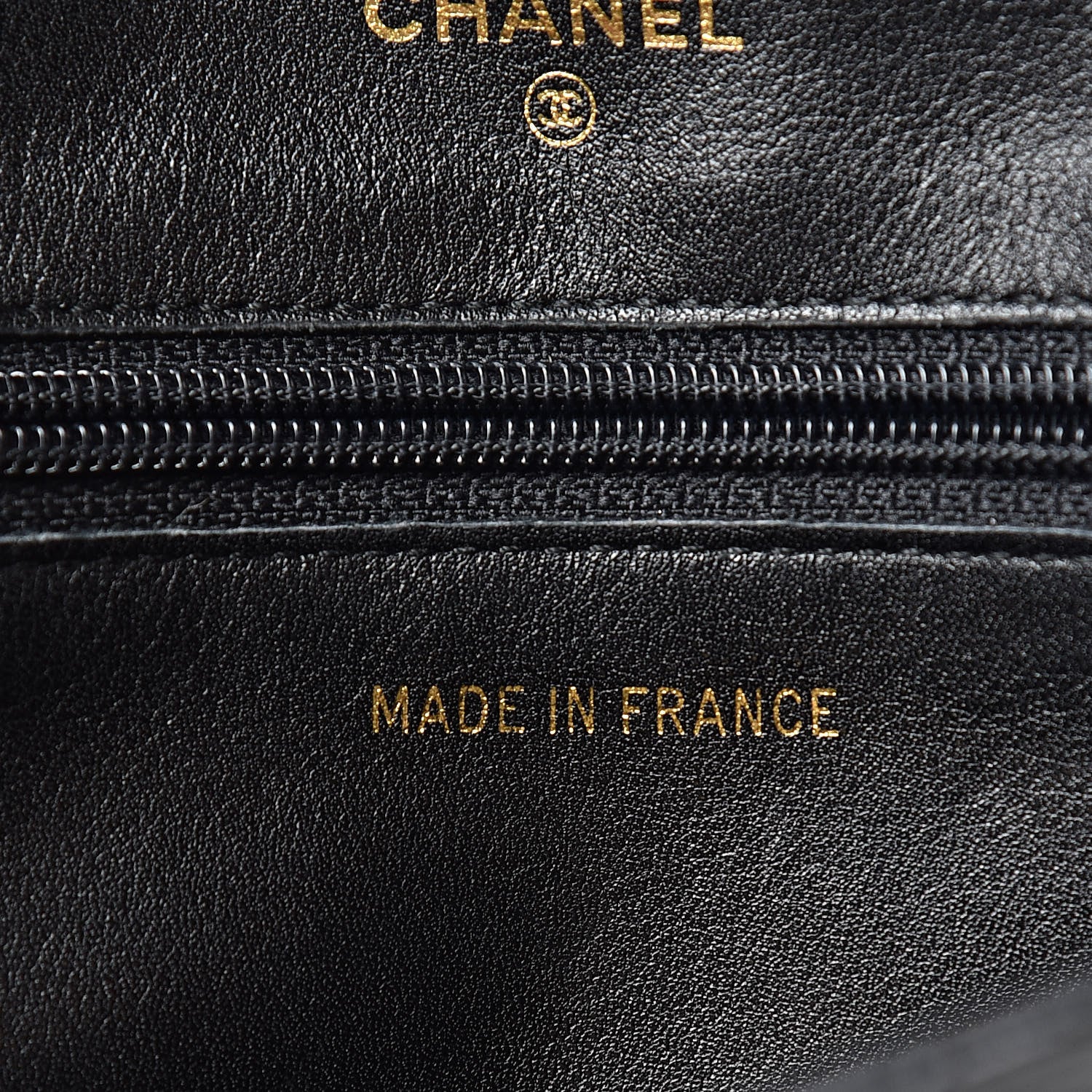 Chanel Lambskin Diamond Stitch Compact Pouch Black 7 of 13