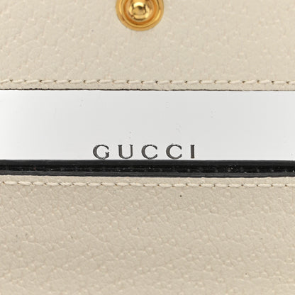 Gucci Canvas Flora Wallet On Chain White 6 of 12
