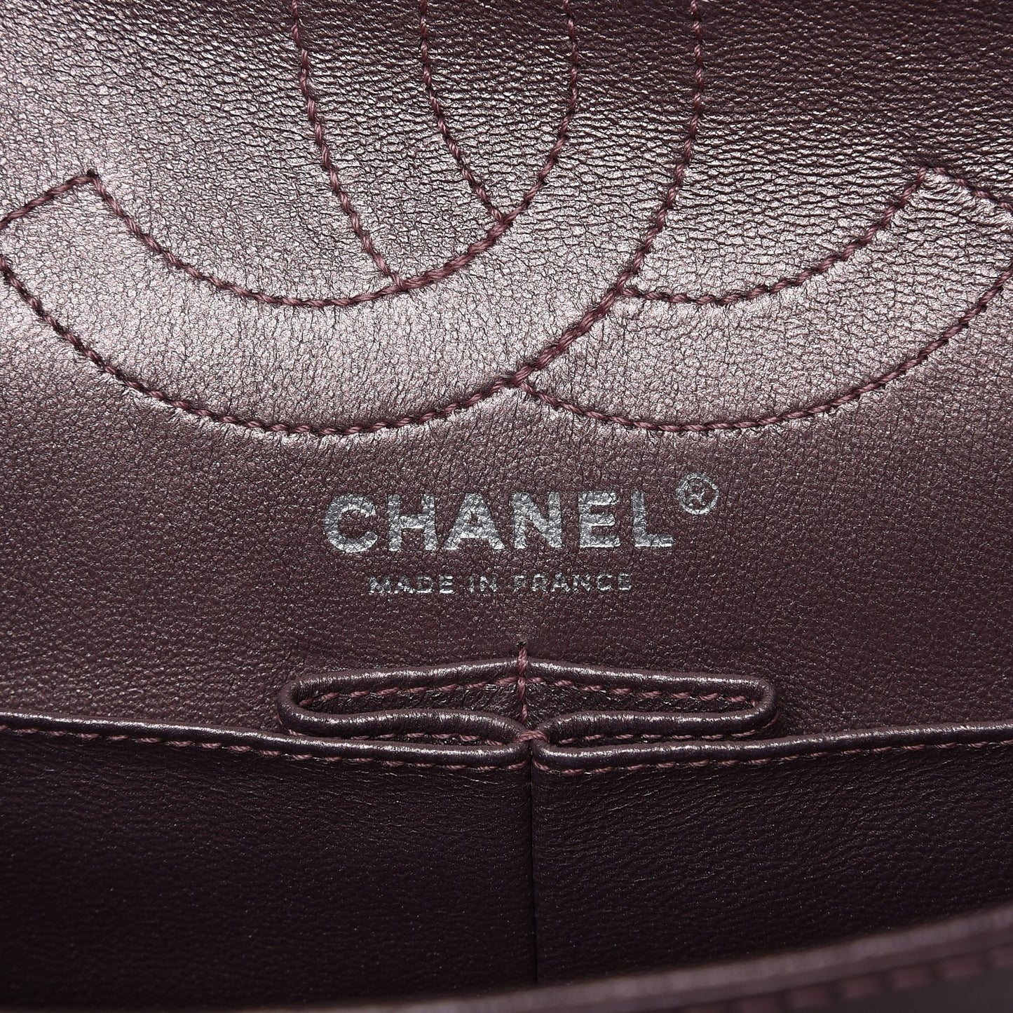 Metallic Aged Calfskin Quilted 2.55 Reissue 226 Flap Rose Fonce