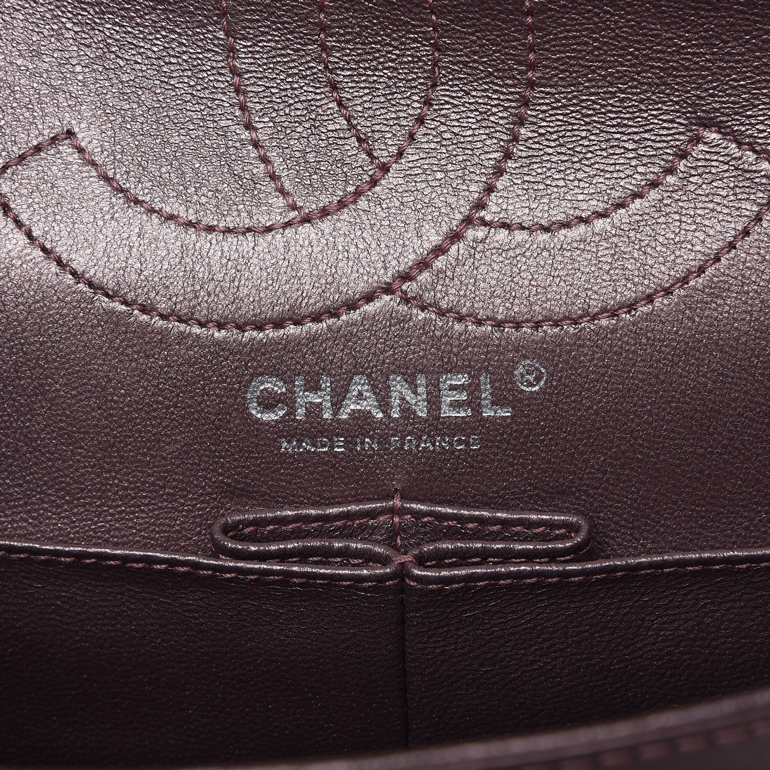 Chanel Metallic Aged Calfskin Quilted 2.55 Reissue 226 Flap Rose Fonce 7 of 9