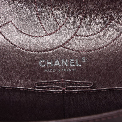 Chanel Metallic Aged Calfskin Quilted 2.55 Reissue 226 Flap Rose Fonce 7 of 9
