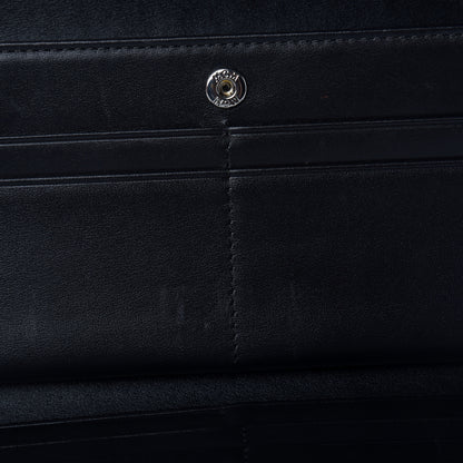 MCM Visetos Large Tri-Fold Flap Wallet Black 7 of 8