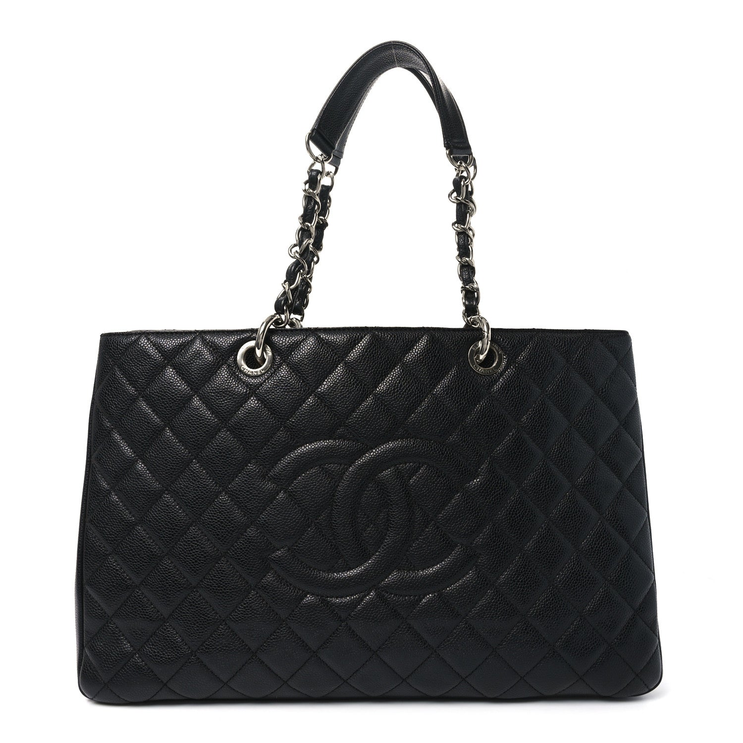 Chanel Caviar Quilted XL Grand Shopping Tote GST Black 1 of 10