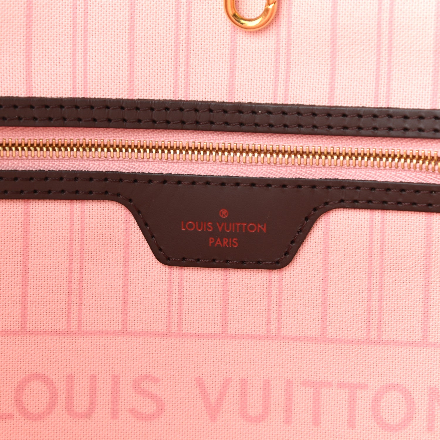 Louis Vuitton Damier Ebene Neo Neverfull MM Rose Ballerine 8 of 14