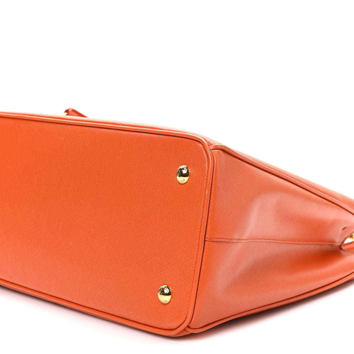 Saffiano Lux Medium Tote Papaya