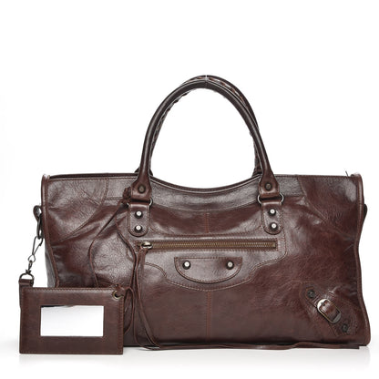 Balenciaga Agneau Classic Hardware Part Time Cigare Fonce 1 of 8