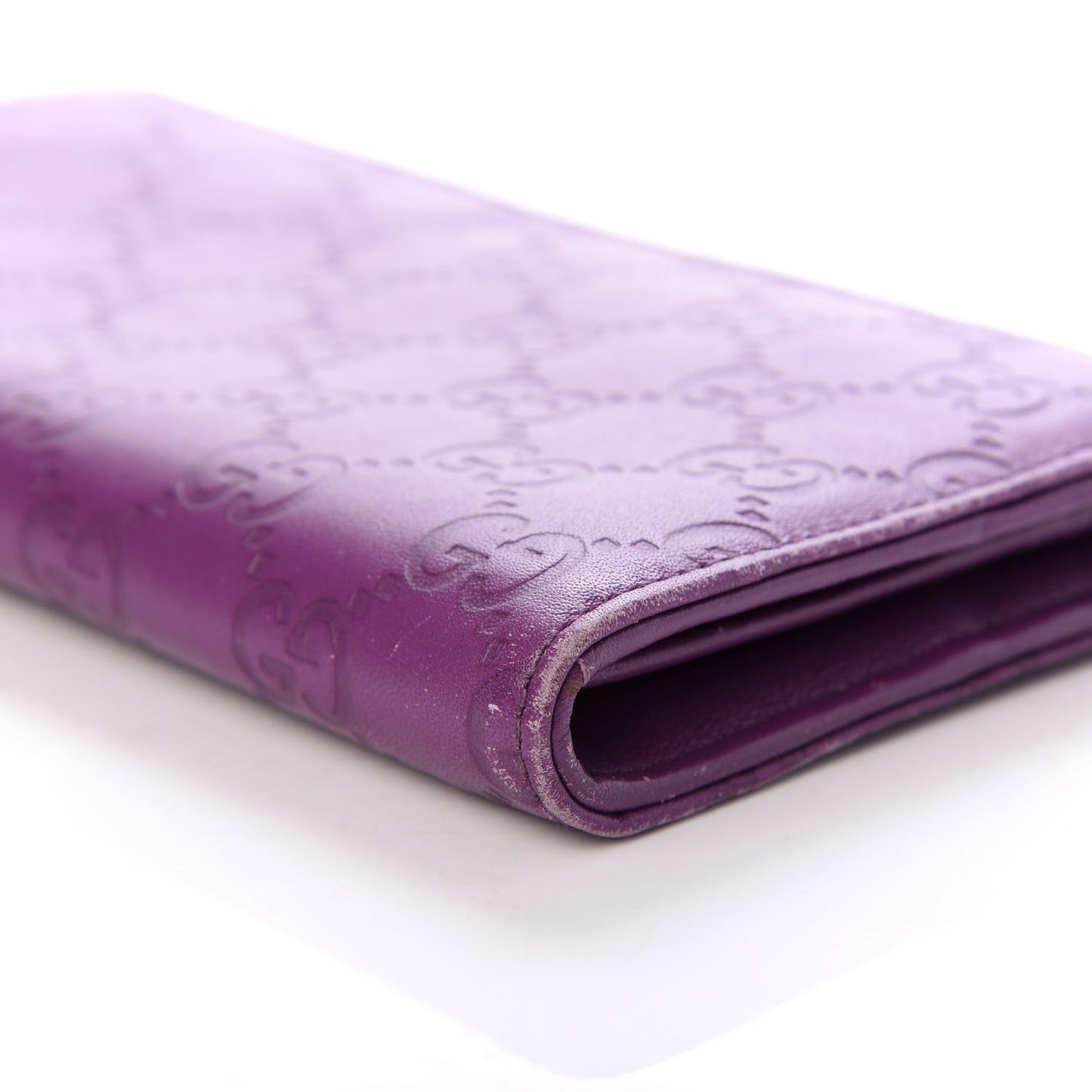 Guccissima Donna Long Wallet Purple