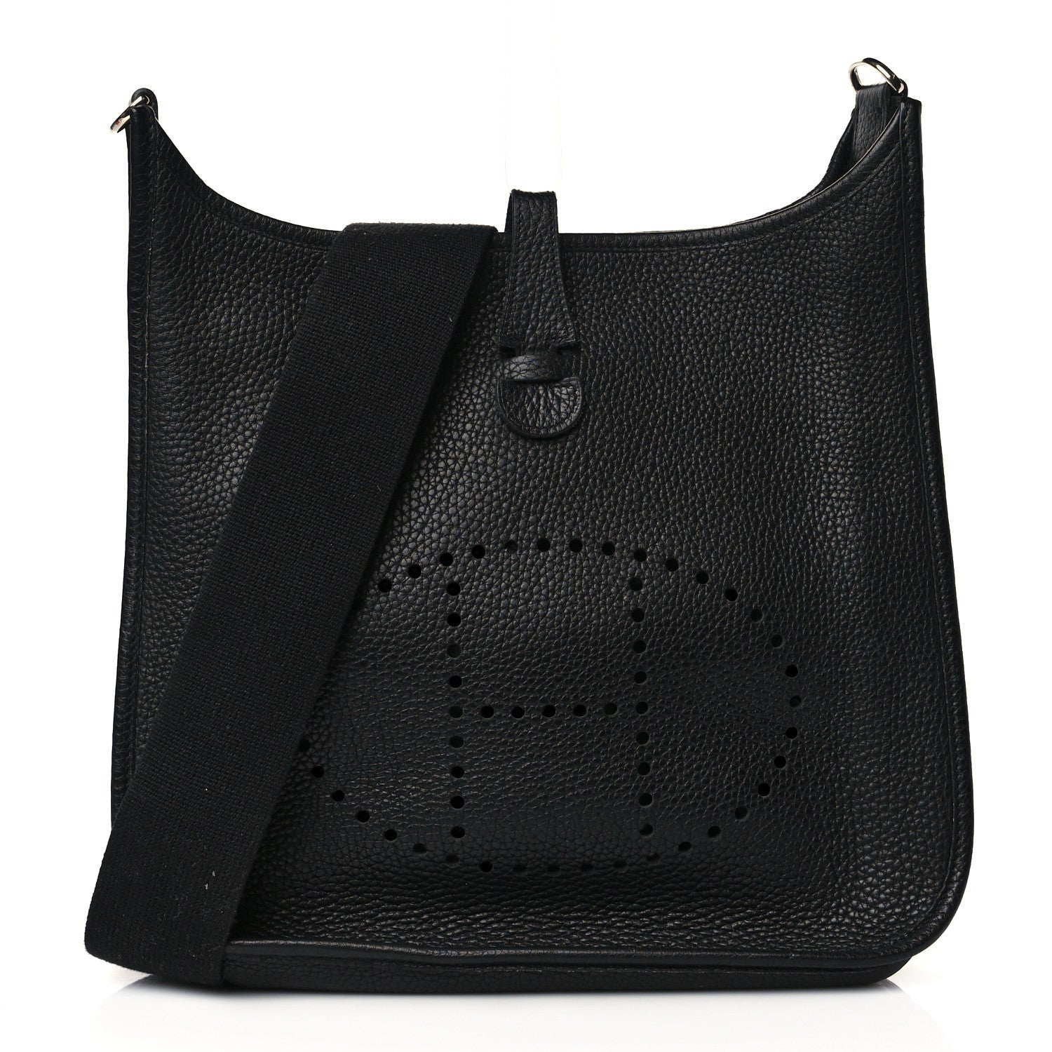 Hermes Taurillon Clemence Evelyne PM Black 1 of 14