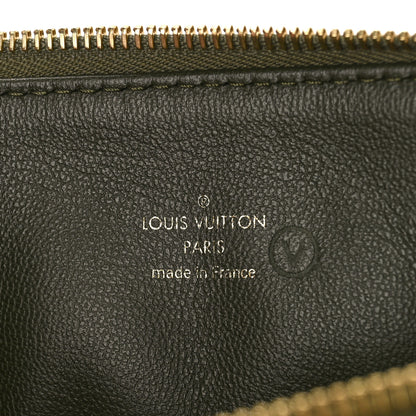 Louis Vuitton Lambskin Embossed Monogram Coussin MM Khaki 6 of 8