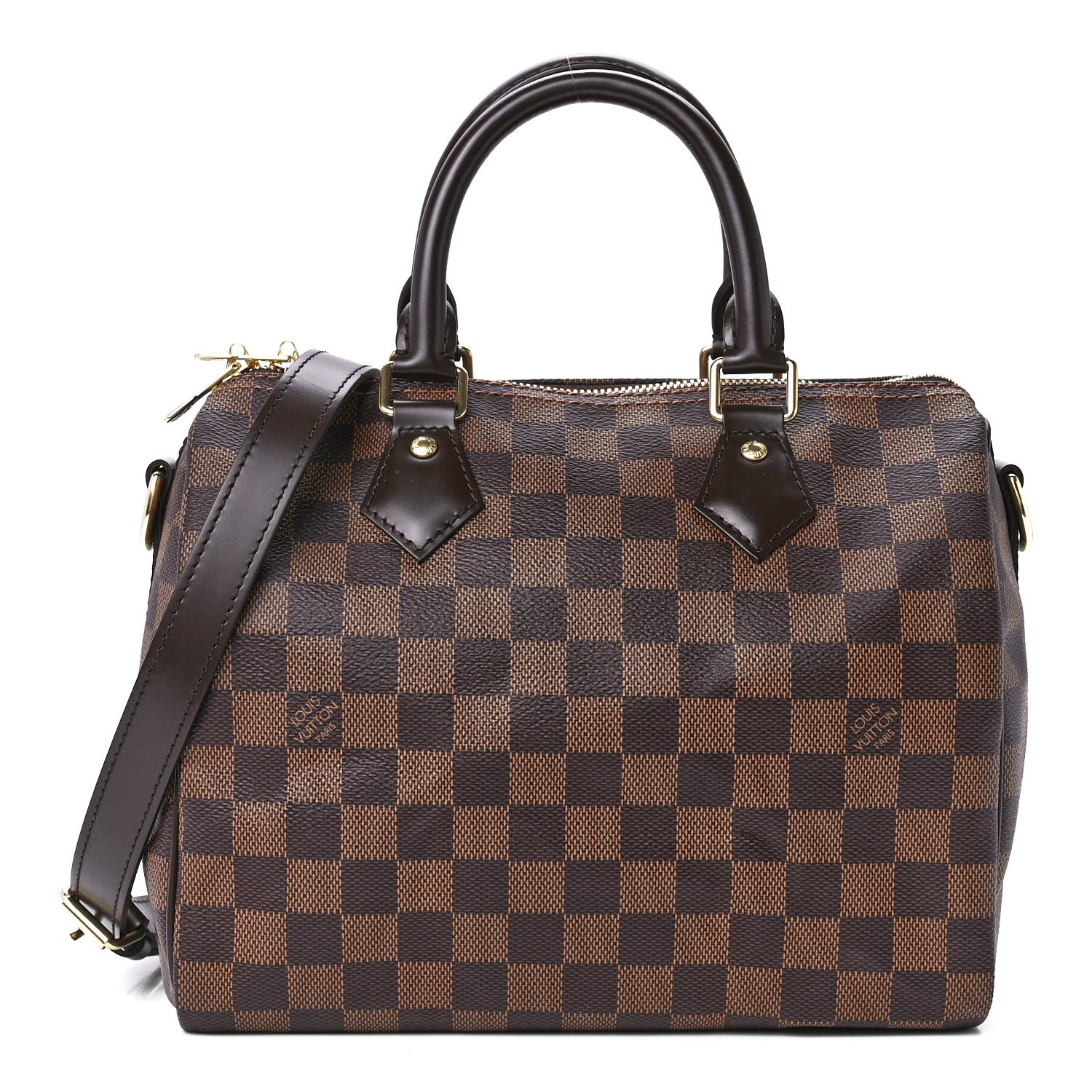 Louis Vuitton Damier Ebene Speedy Bandouliere 25 1 of 12