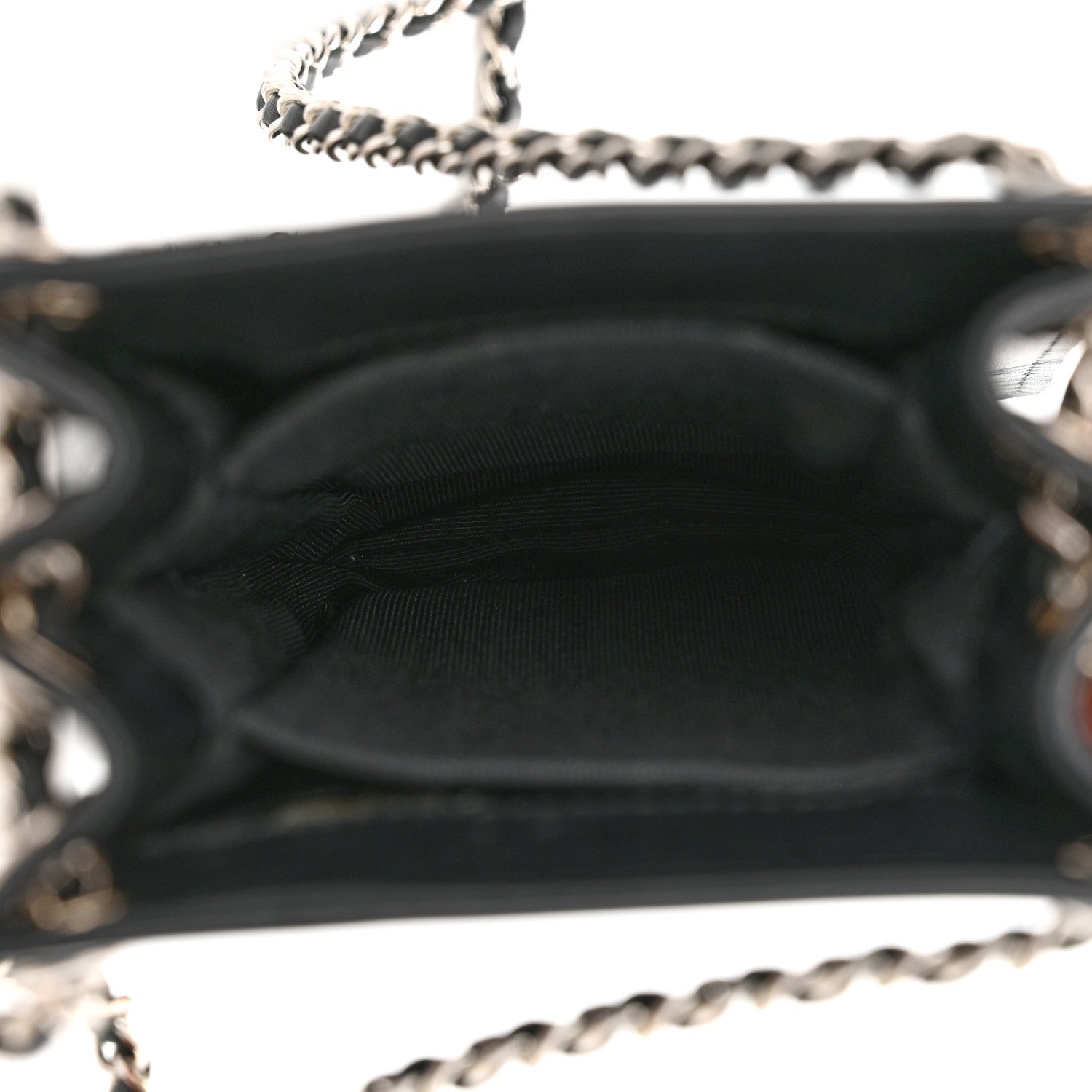 Chanel Patent CC Phone Holder Crossbody Black 5 of 11