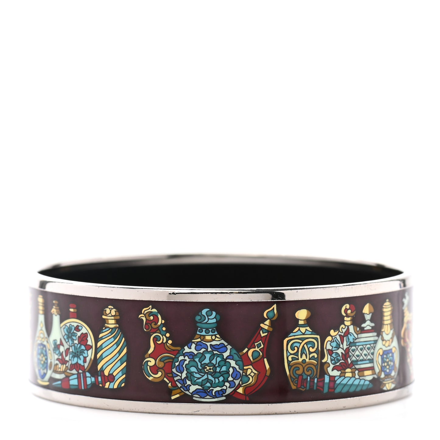 Enamel Printed Wide Flacons Bracelet 65
