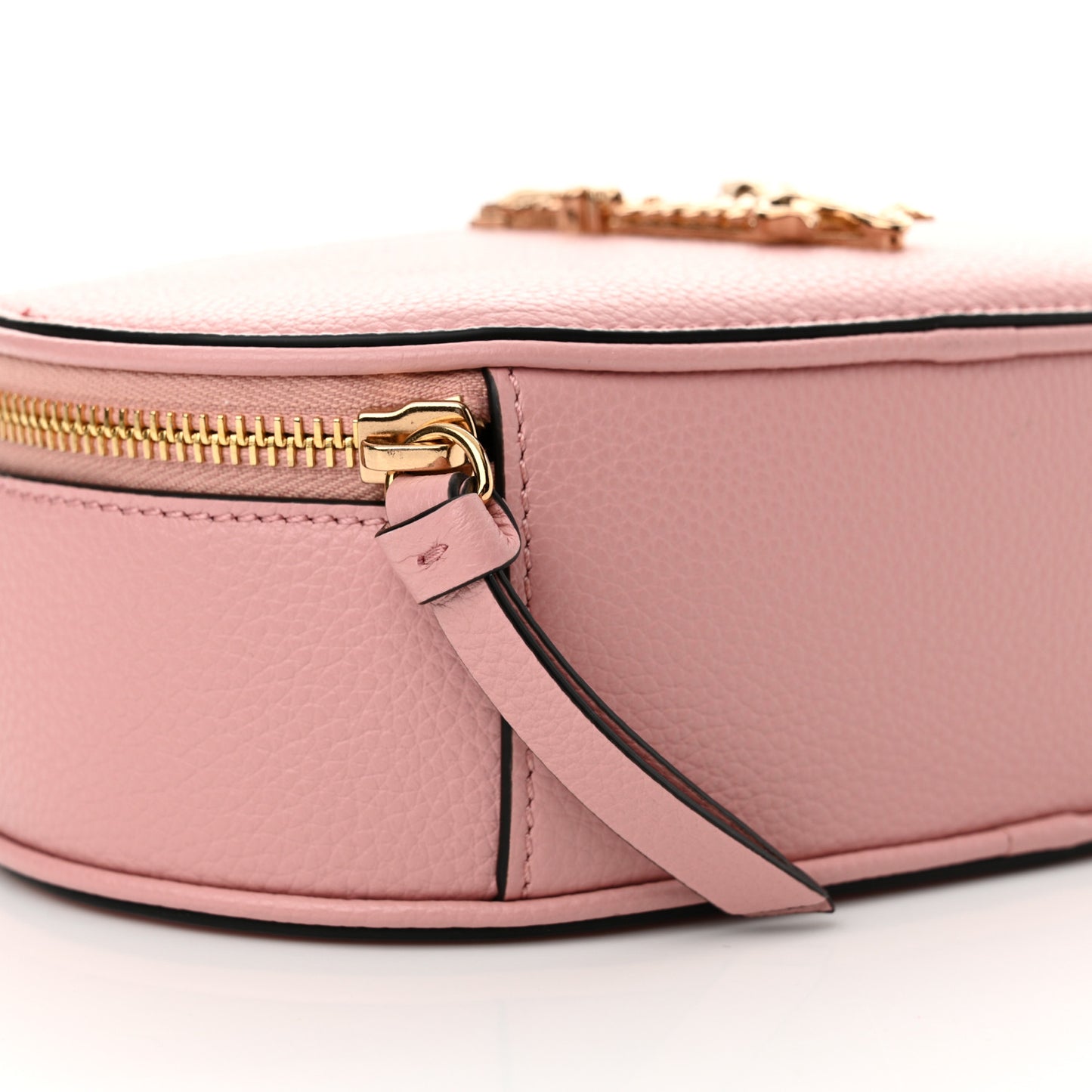 Grainy Calfskin Virtus Top Handle Camera Bag Pink