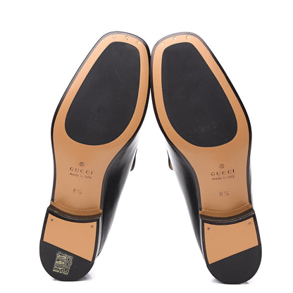 Gucci Goatskin Mens Horsebit Loafers 8.5 Black 5 of 8