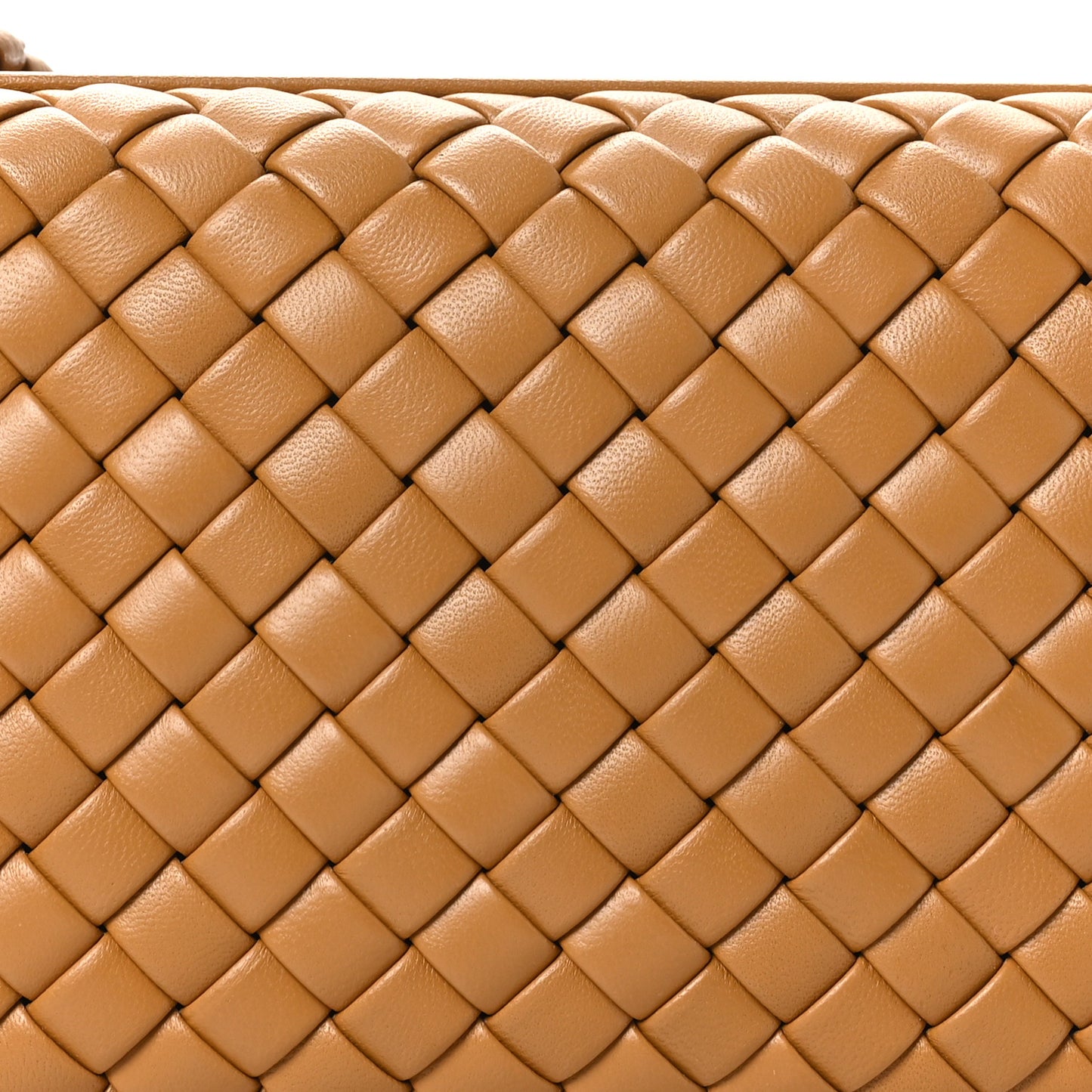Calfskin Intrecciato Knot On Strap Camel