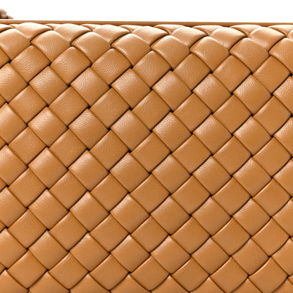 Bottega Veneta Calfskin Intrecciato Knot On Strap Camel 6 of 8