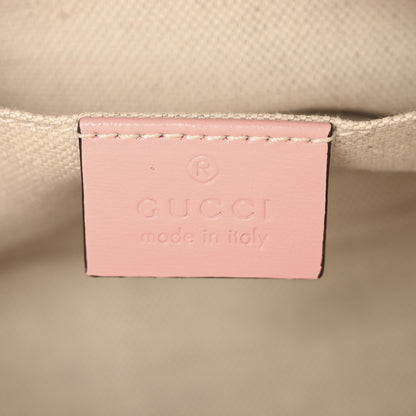 Gucci Boarded Plutone Calfskin Mini Horsebit 1955 Top Handle Bag Pink Red 6 of 11
