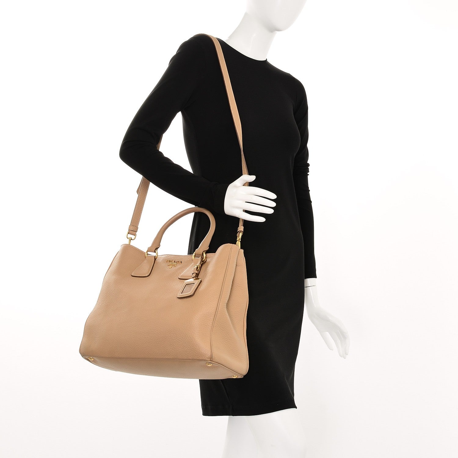 Prada Vitello Daino Tote Sughero 2 of 13