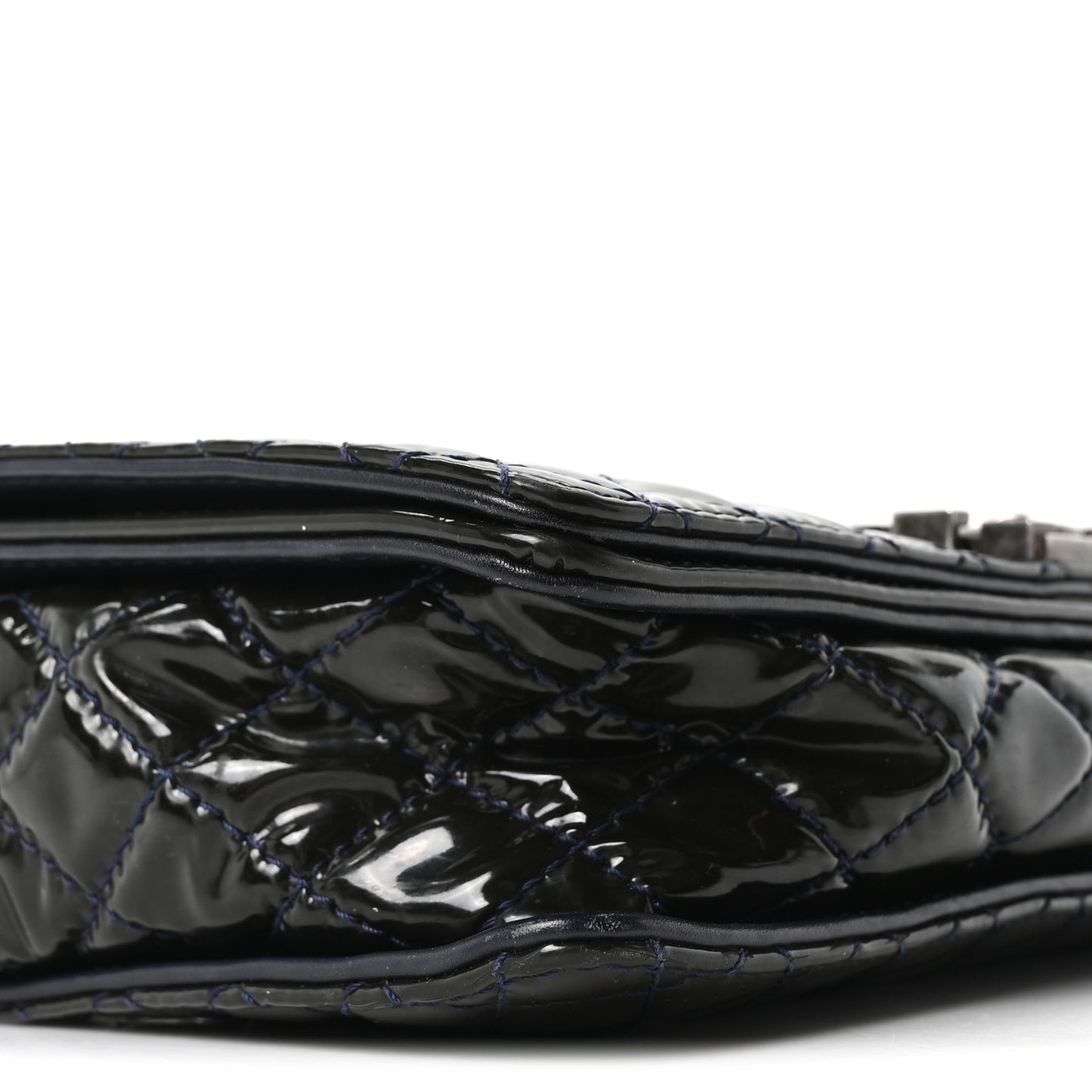 Patent New Medium Boy Reverso Flap Black