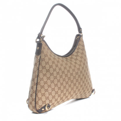 Gucci Monogram Abbey Hobo Ebony 3 of 7