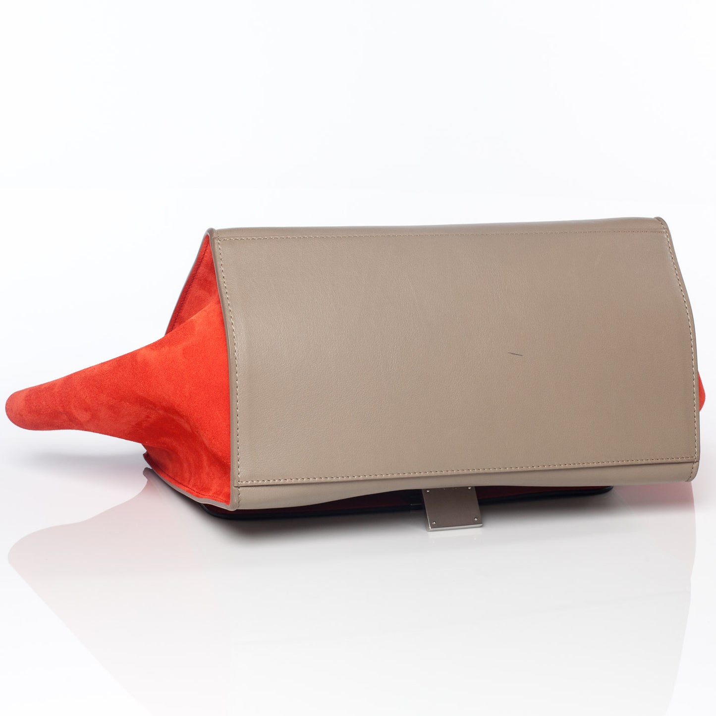 Calfskin Suede Trapeze