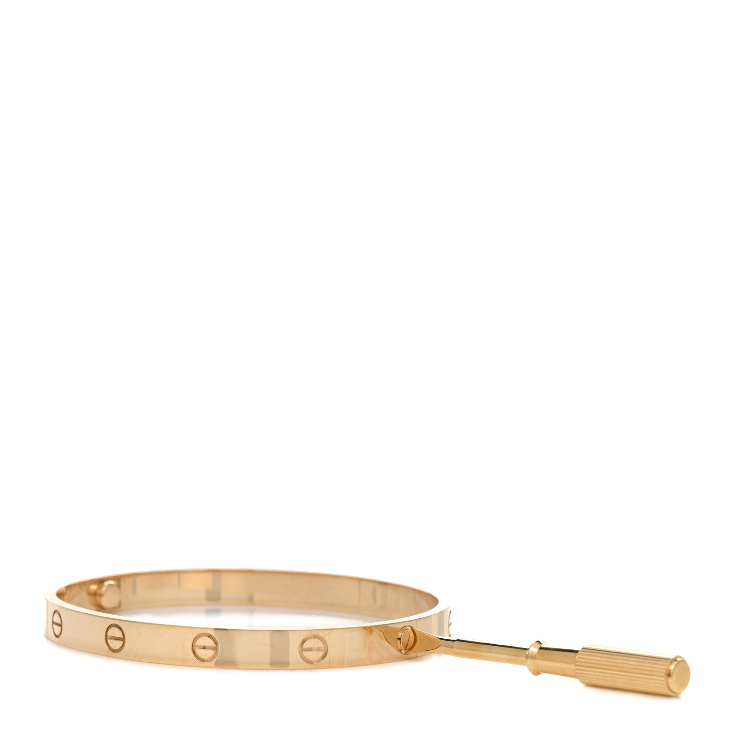 Cartier 18K Yellow Gold LOVE Bracelet 19 3 of 5