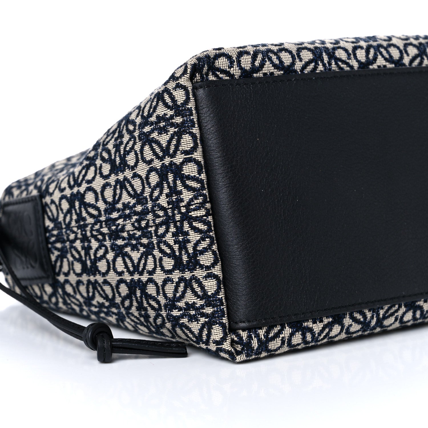 Loewe Jacquard Anagram Calfskin Small Cubi Bag Navy Black 7 of 8