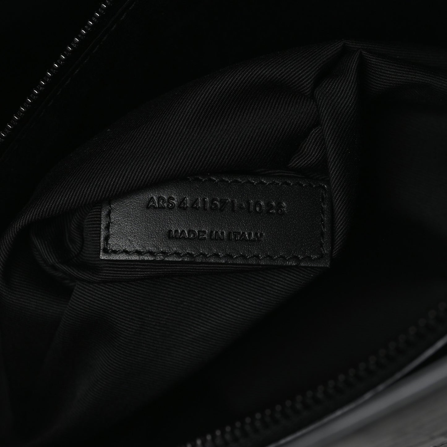 Calfskin Crocodile Embossed Large Sac De Jour Carryall Black