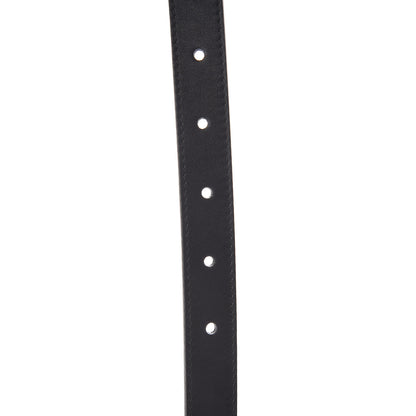 Gucci Calfskin Pearl Double G 20mm Belt 90 36 Black Cream 4 of 5
