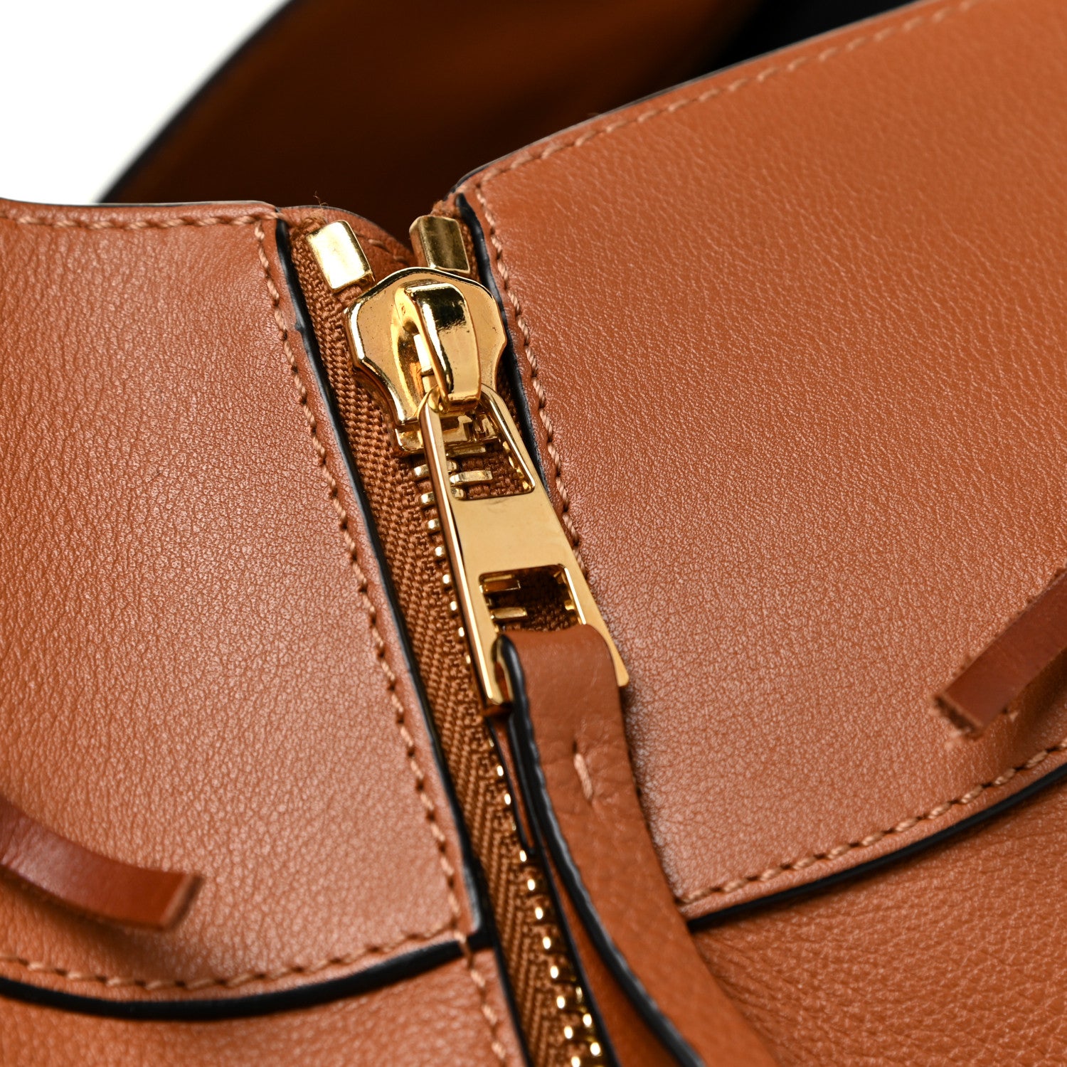 Loewe Calfskin Laced Hammock Shoulder Bag Tan 18 of 18