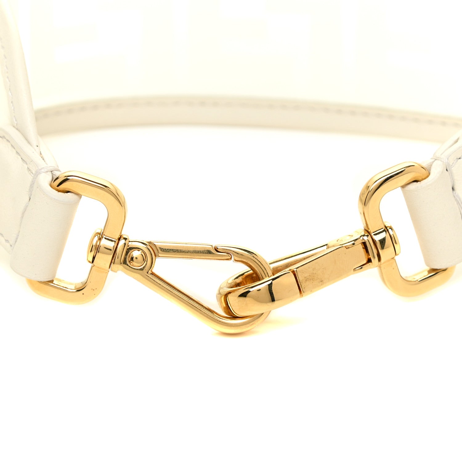 Fendi TPU FF Calfskin Mini Strap You White 3 of 6