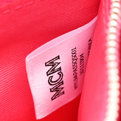 MCM Calfskin Ottomar Large Patricia Wallet On Chain Pink 8 of 12