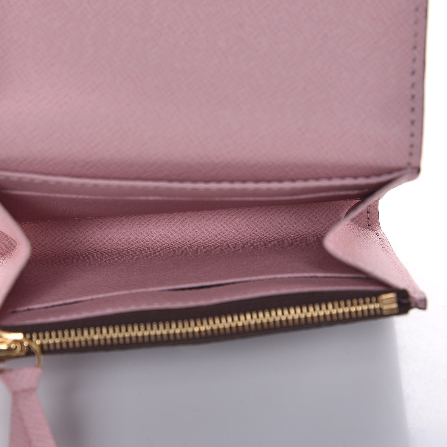 Louis Vuitton Damier Ebene Rosalie Coin Purse Rose Ballerine 5 of 8