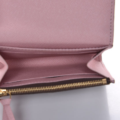 Louis Vuitton Damier Ebene Rosalie Coin Purse Rose Ballerine 5 of 8