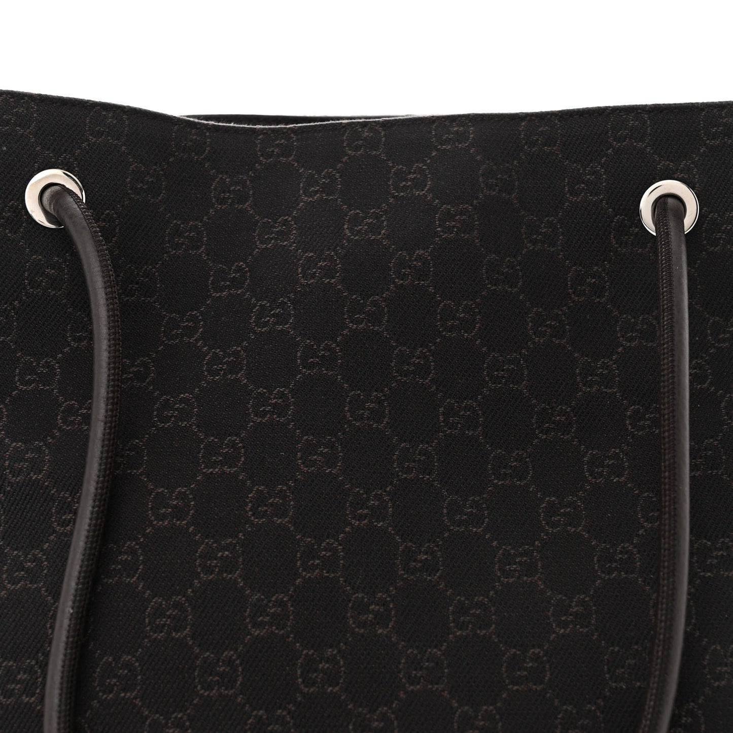 Canvas Monogram Gifford Shopping Tote Brown