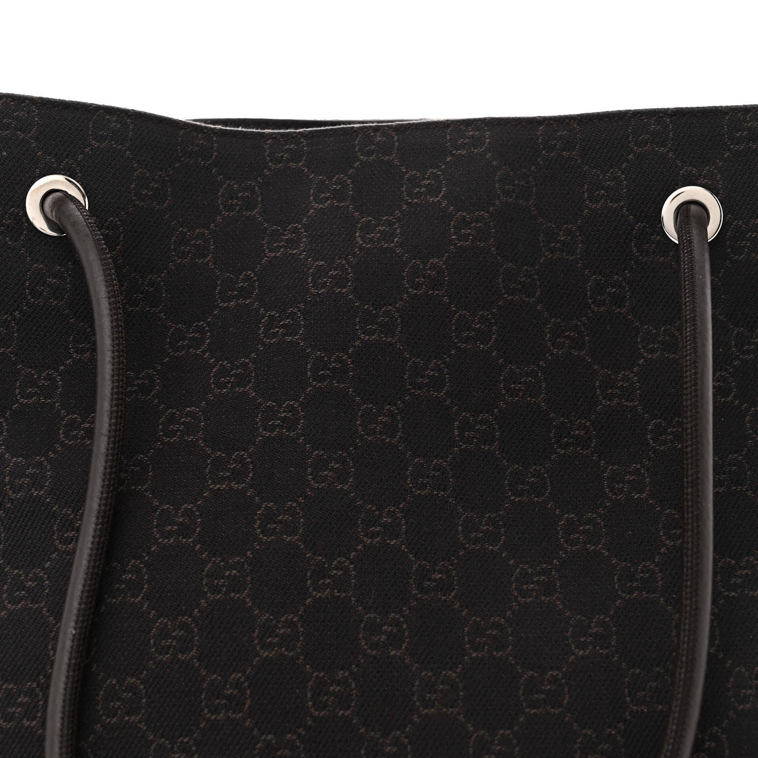 Gucci Canvas Monogram Gifford Shopping Tote Brown 8 of 14