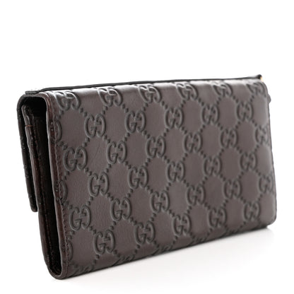 Gucci Guccissima Signature Microguccissima Bree Continental Wallet Chocolate 3 of 7