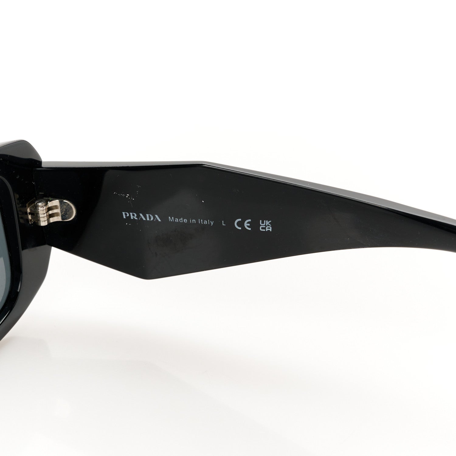 Prada Acetate Symbole Sunglasses SPR 17W Black 6 of 8