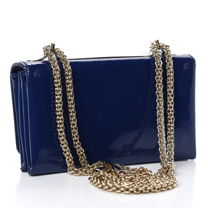 Valentino Garavani Patent Mini Va Va Voom Shoulder Bag Blue China 3 of 9