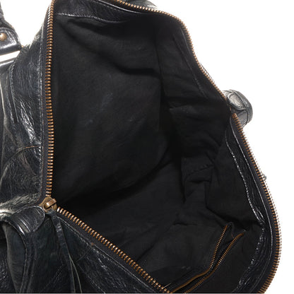 Balenciaga Chevre Classic Hardware Weekender Black 5 of 10