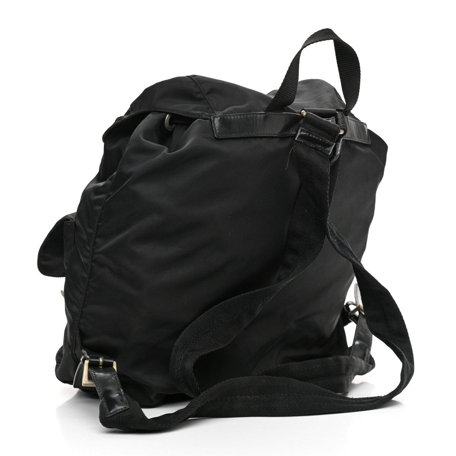 Prada Nylon Vela Medium Backpack Black 3 of 14