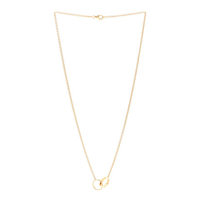 Cartier 18K Yellow Gold Interlocking LOVE Necklace 3 of 6