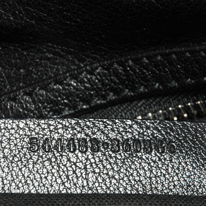Alexander McQueen Leather Padlock Zip Around Biker Satchel Black 9 of 9