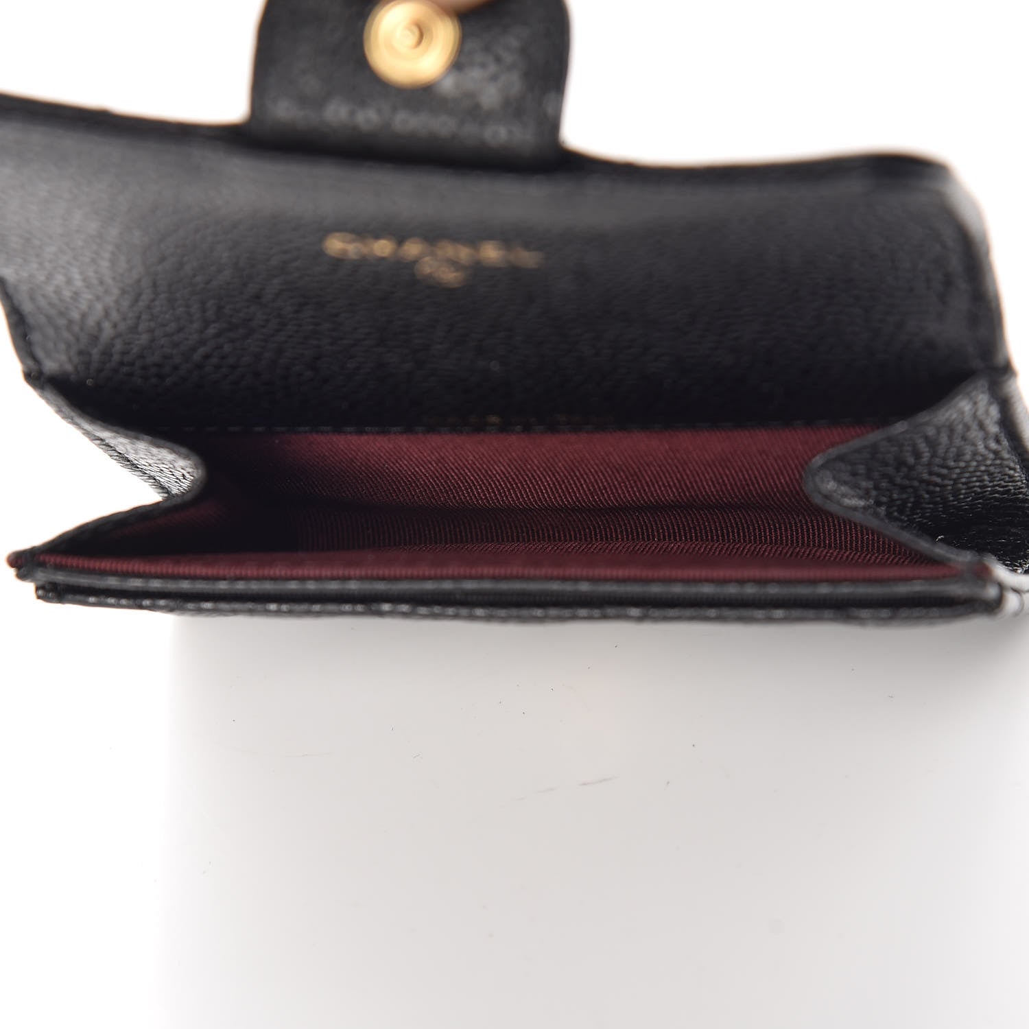 Chanel Caviar Quilted Flap Card Holder Black 5 of 13