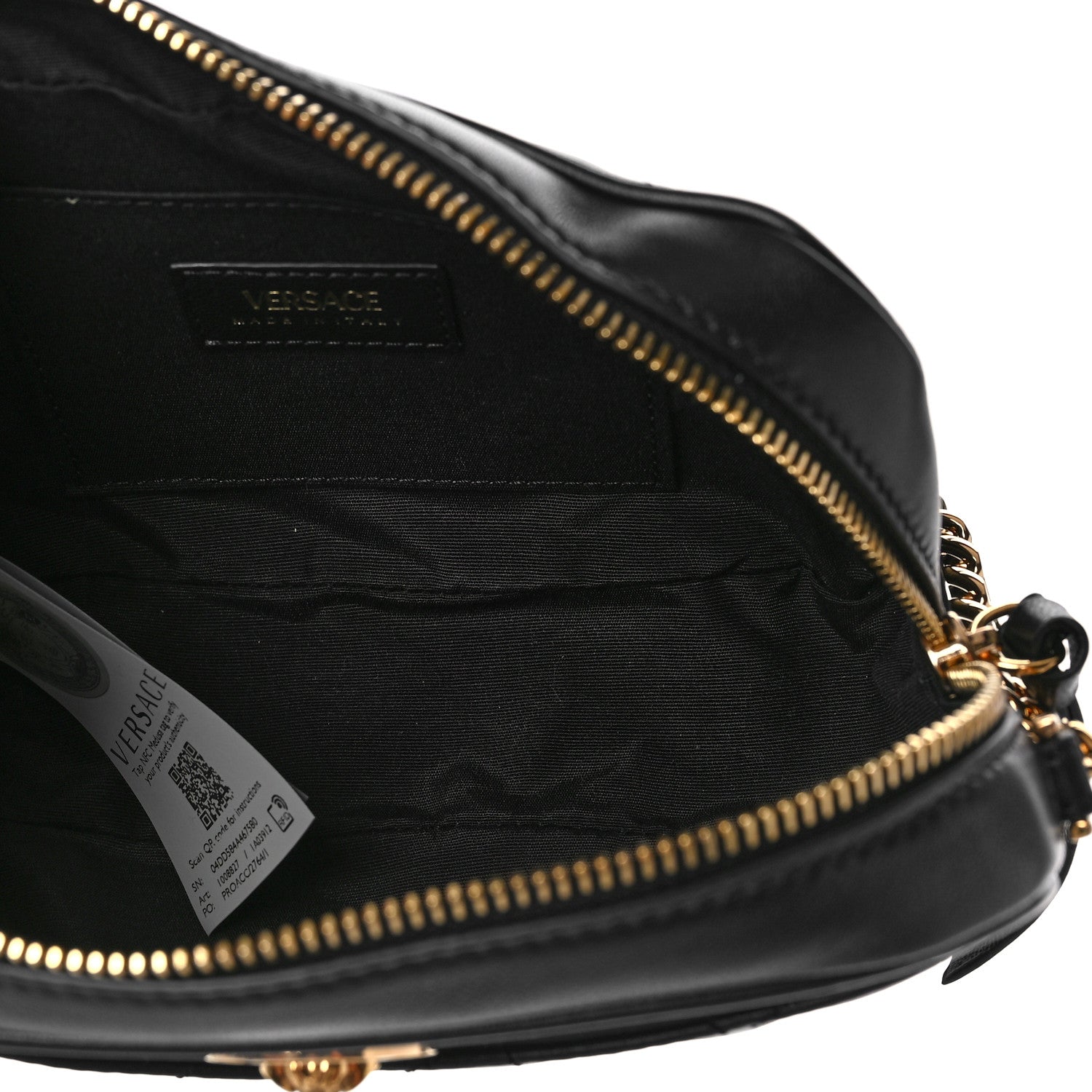 Versace Nappa Quilted Medusa Camera Bag Black 6 of 9