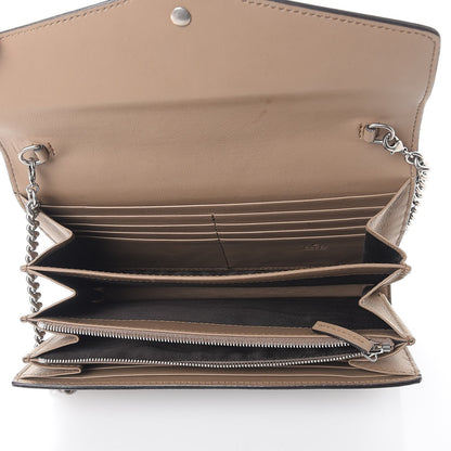 Gucci GG Supreme Monogram Mini Dionysus Chain Wallet Beige Taupe 6 of 9