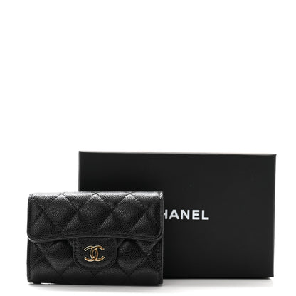 Chanel Caviar Quilted Classic 4 Key Holder Wallet Black 9 of 9