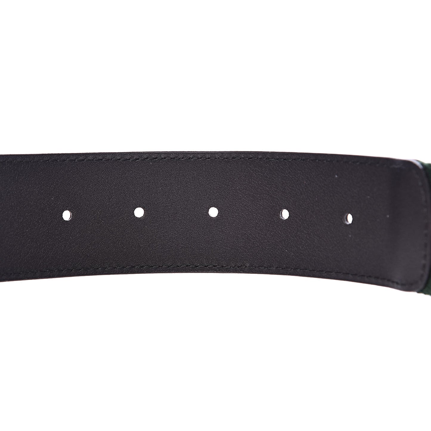 Nylon Calfskin Double G Web 40mm Belt 75 30 Green Red Black