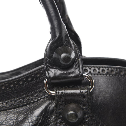 Balenciaga Agneau Giant Brogues Hardware City Black 13 of 14